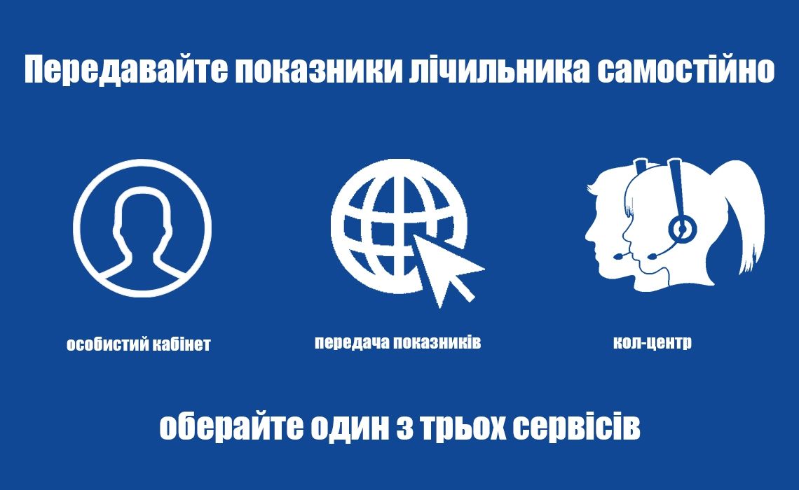Час передати показники лічильника