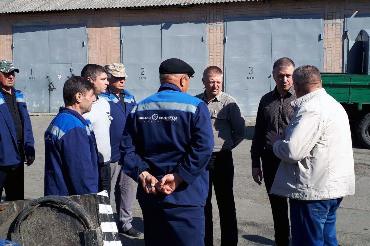 Голова правління Олег Самчук відвідав Городищенський РЕМ